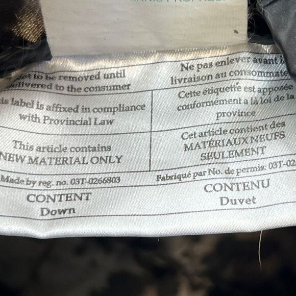 Obermeyer Women's Zip Up Quilted Hooded Vest Down Puffer Jacket Black Size Small - Picture 9 of 12